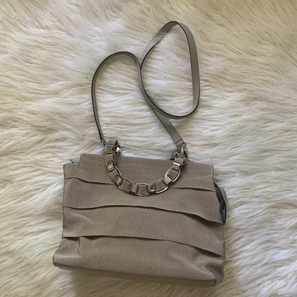 Salvatore Ferragamo vintage canvas 2 way bag